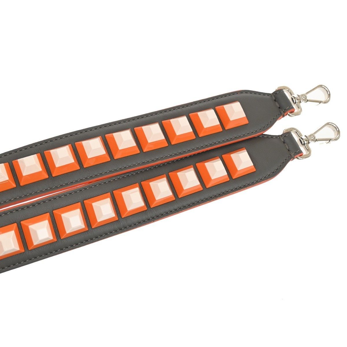 Fendi Fendi Mini Strap You Short Shoulder Strap Studded Leather Size ONE SIZE - 9 Thumbnail