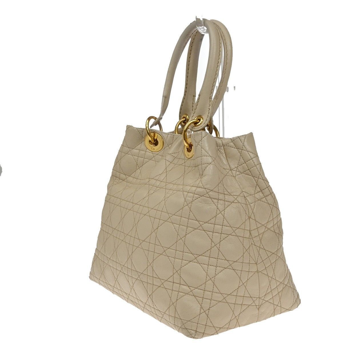 Dior Christian Dior Lady Cannage Tote Leather Size ONE SIZE - 4 Thumbnail