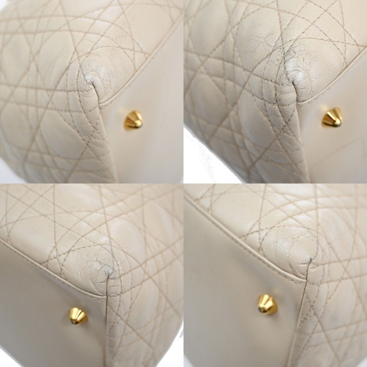 Dior Christian Dior Lady Cannage Tote Leather Size ONE SIZE - 9 Thumbnail