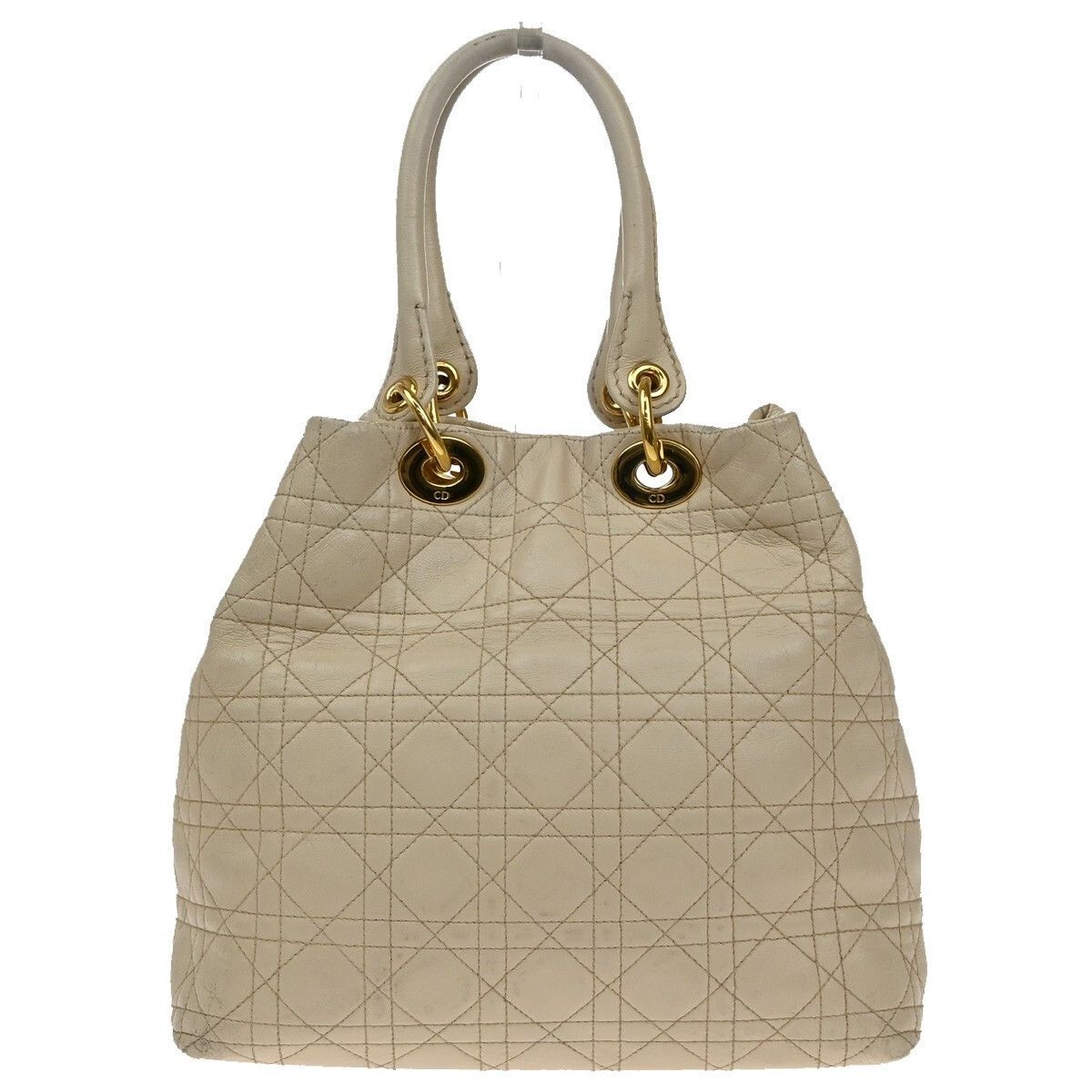 Dior Christian Dior Lady Cannage Tote Leather Size ONE SIZE - 2 Thumbnail