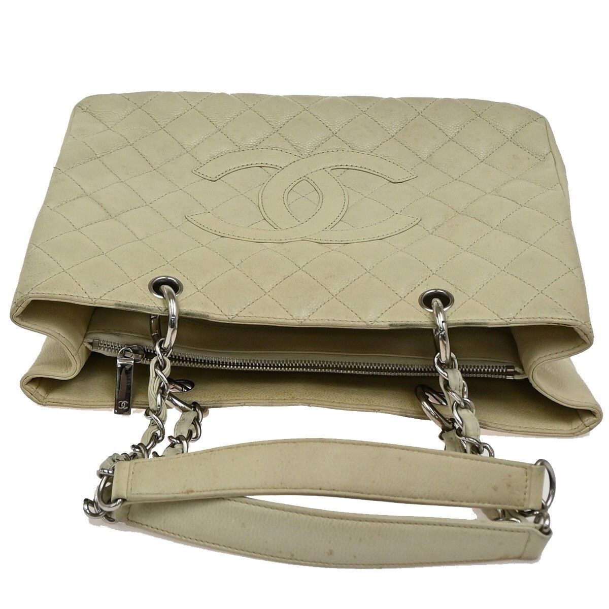 Chanel Chanel Grand Shopping Tote Quilted Calfskin Size ONE SIZE - 8 Thumbnail
