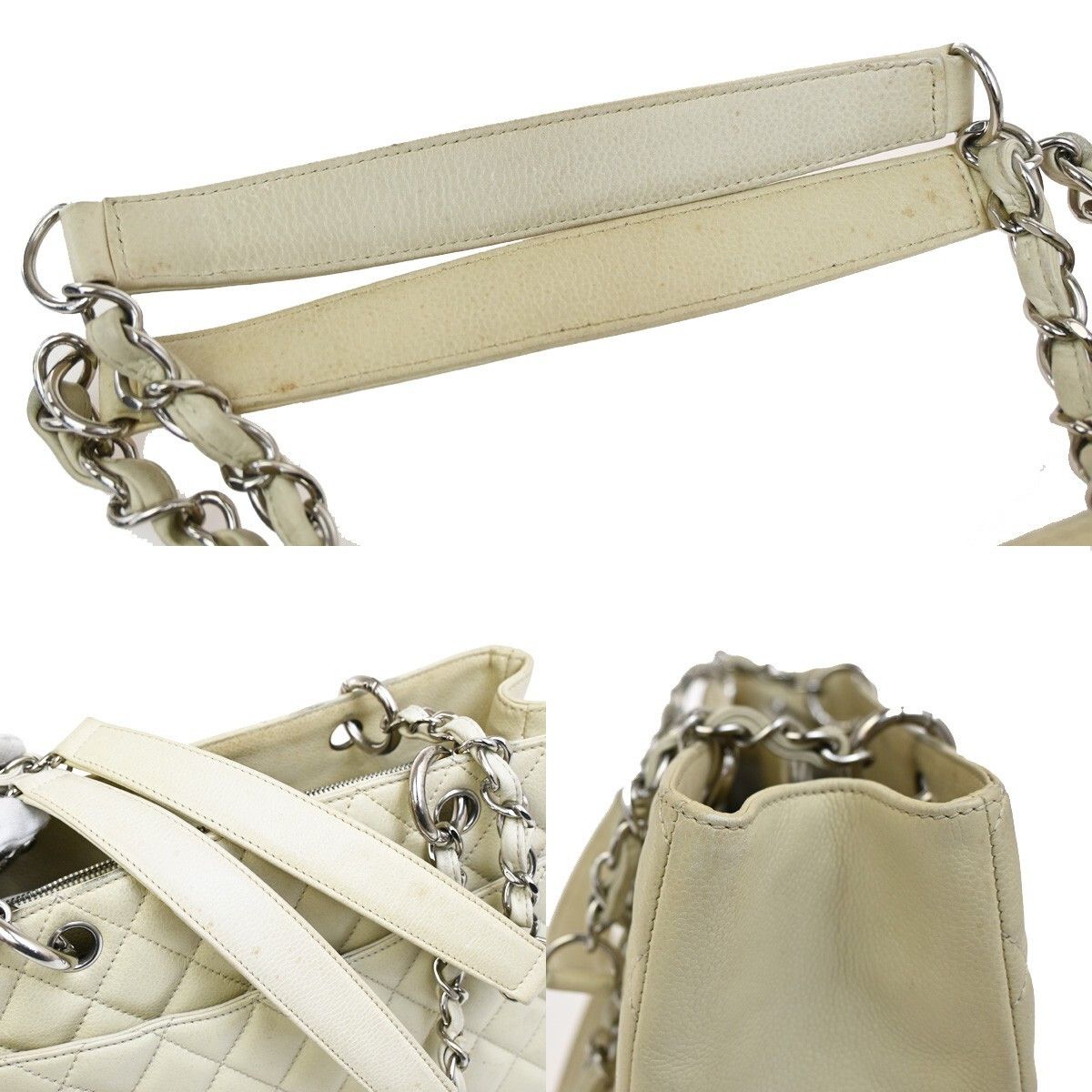 Chanel Chanel Grand Shopping Tote Quilted Calfskin Size ONE SIZE - 15 Thumbnail