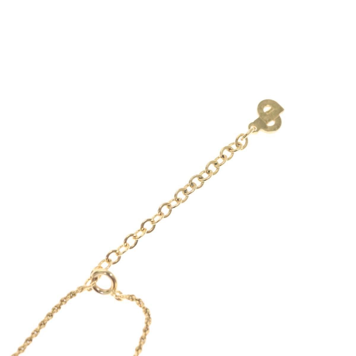 Dior Christian Dior CD Pendant Necklace Metal and Crystals Size ONE SIZE - 16 Thumbnail