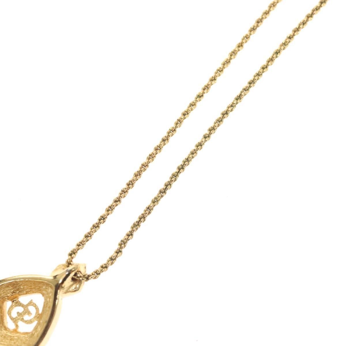 Dior Christian Dior CD Pendant Necklace Metal and Crystals Size ONE SIZE - 13 Thumbnail
