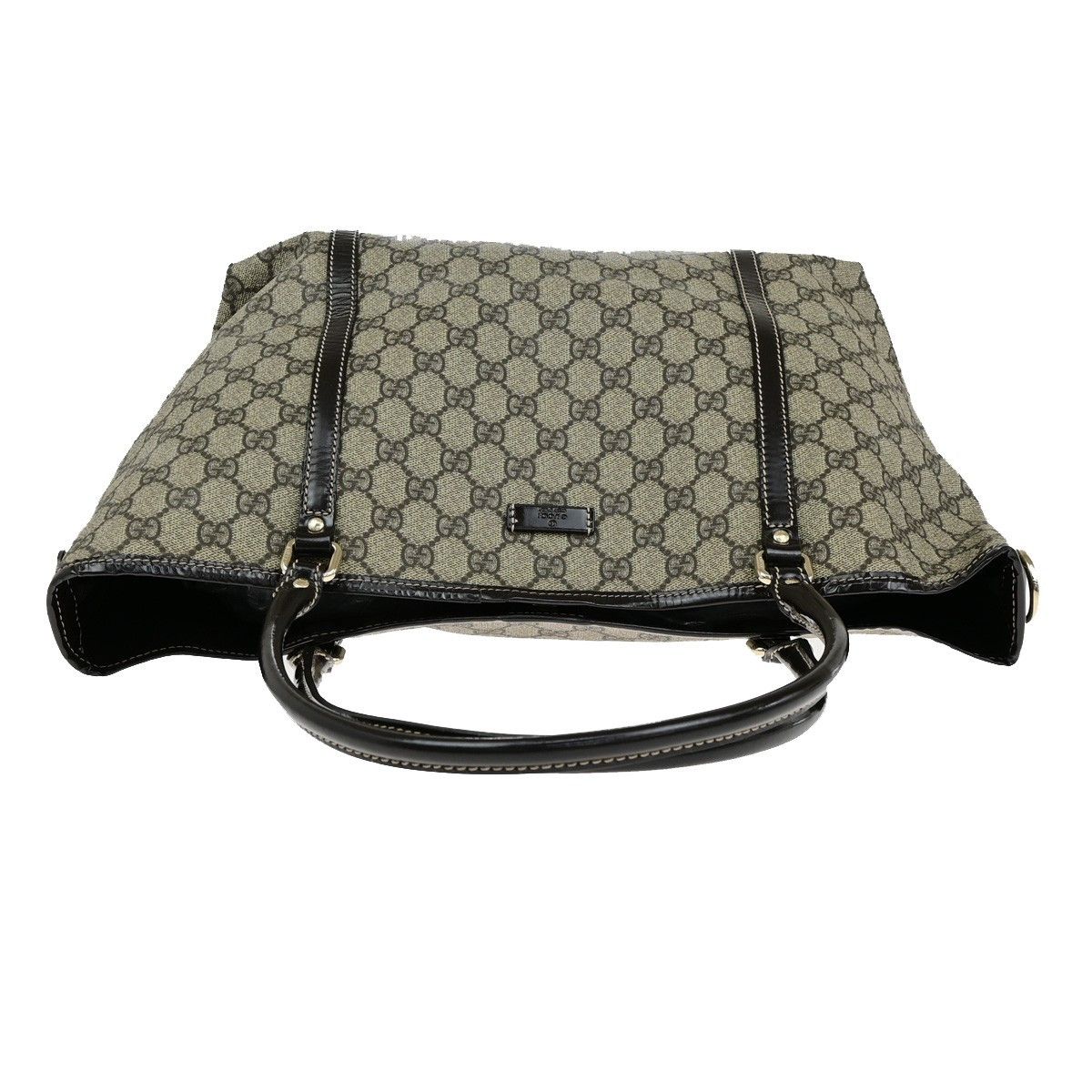 Gucci Gucci Joy Tote GG Coated Canvas with Leather Size ONE SIZE - 7 Thumbnail