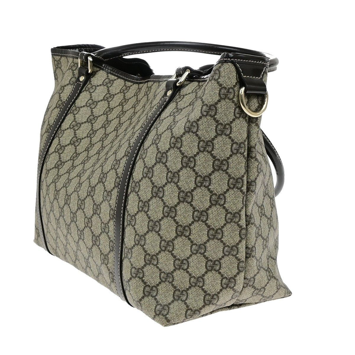 Gucci Gucci Joy Tote GG Coated Canvas with Leather Size ONE SIZE - 4 Thumbnail