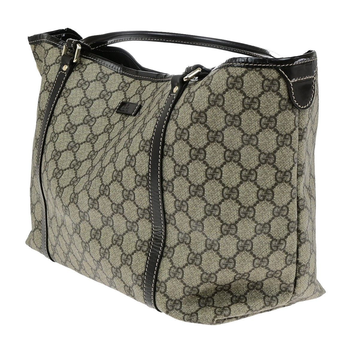 Gucci Gucci Joy Tote GG Coated Canvas with Leather Size ONE SIZE - 3 Thumbnail