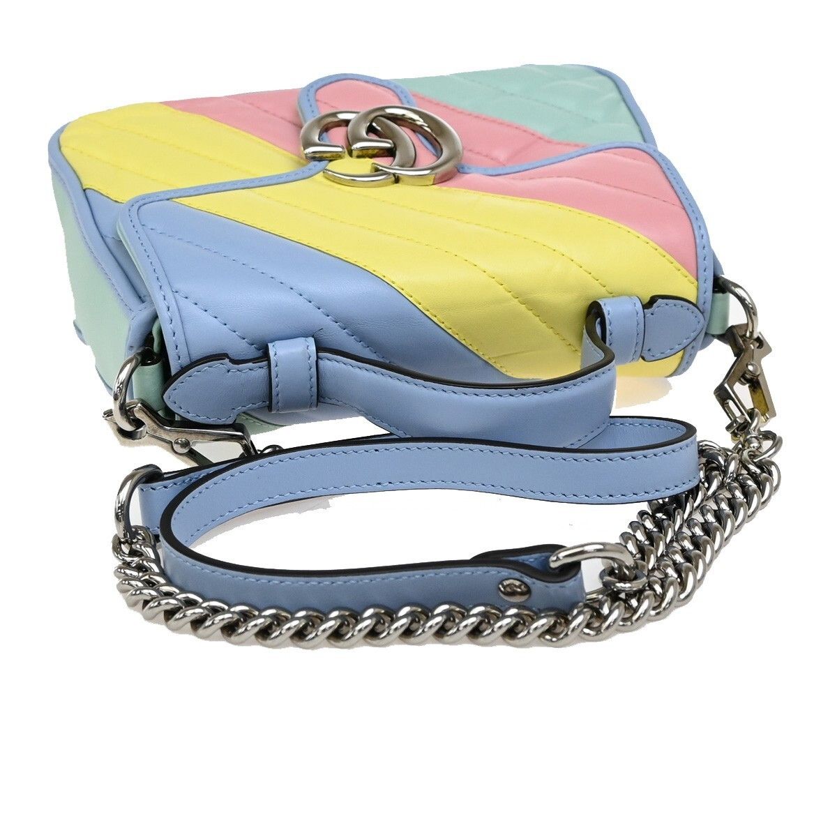 Gucci Gucci GG Marmont Top Handle Bag Leather Size ONE SIZE - 8 Thumbnail
