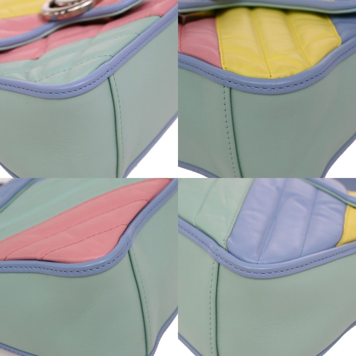 Gucci Gucci GG Marmont Top Handle Bag Leather Size ONE SIZE - 9 Thumbnail