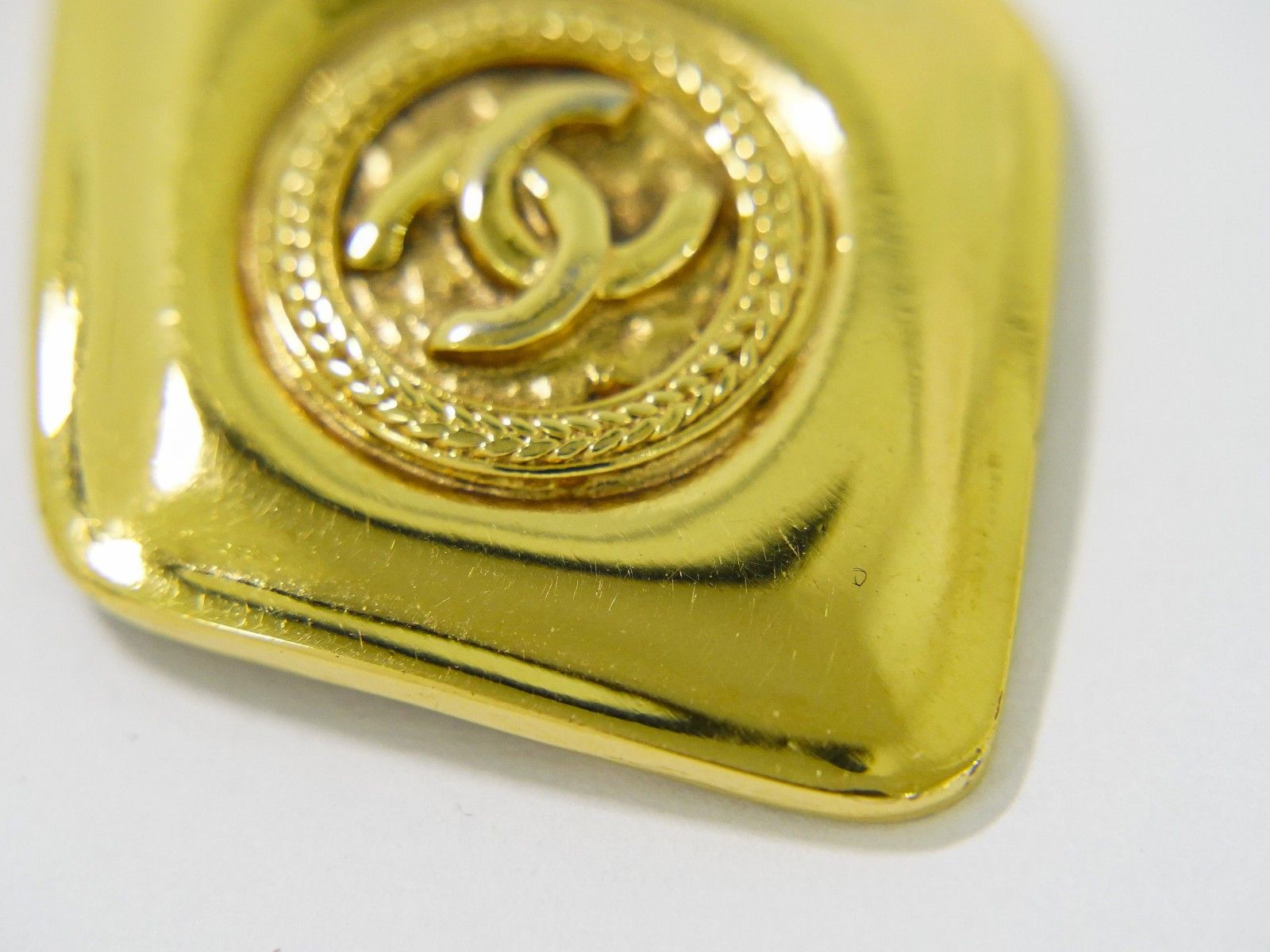 Chanel Chanel Vintage CC Pendent Necklace Plated Metal Size ONE SIZE - 6 Thumbnail