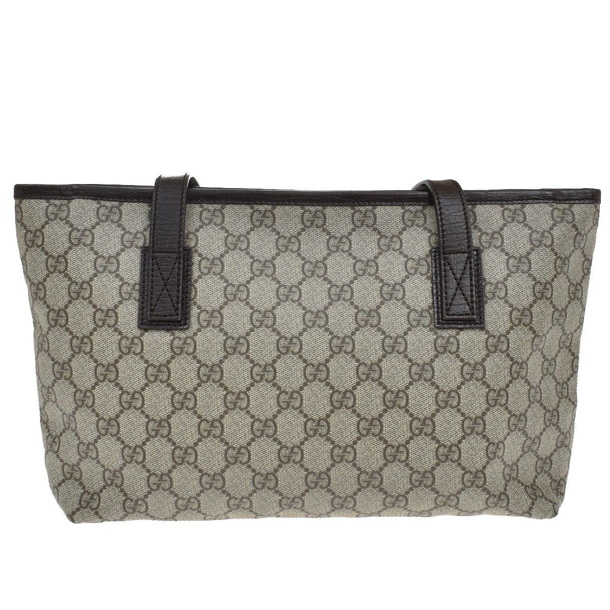 Gucci Gucci Plus Tote GG Coated Canvas with Leather Size ONE SIZE - 2 Thumbnail