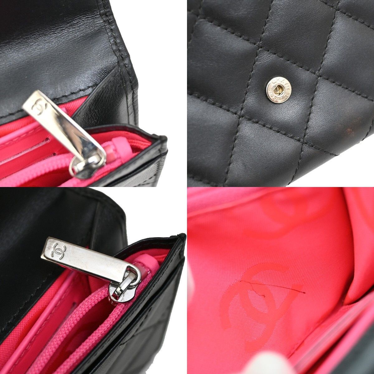 Chanel Chanel Cambon Bifold Wallet Quilted Lambskin Size ONE SIZE - 9 Thumbnail