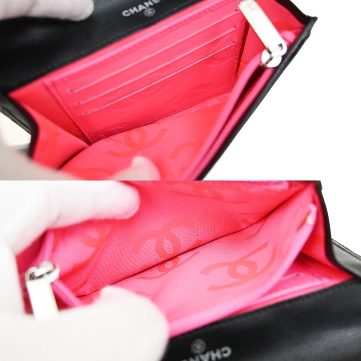Chanel Chanel Cambon Bifold Wallet Quilted Lambskin Size ONE SIZE - 12 Thumbnail