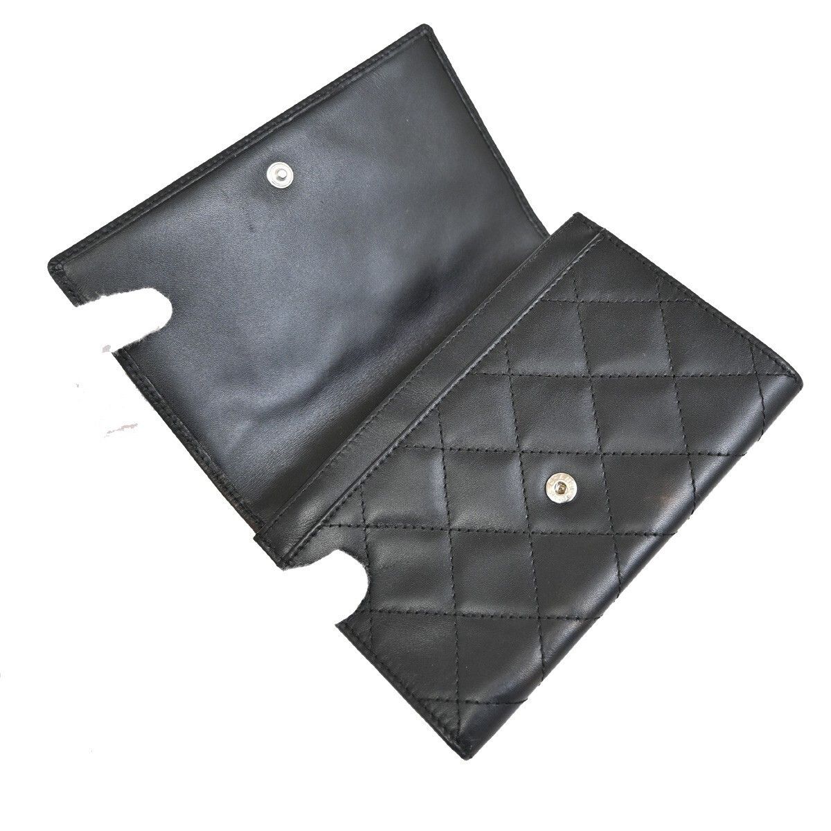 Chanel Chanel Cambon Bifold Wallet Quilted Lambskin Size ONE SIZE - 14 Thumbnail