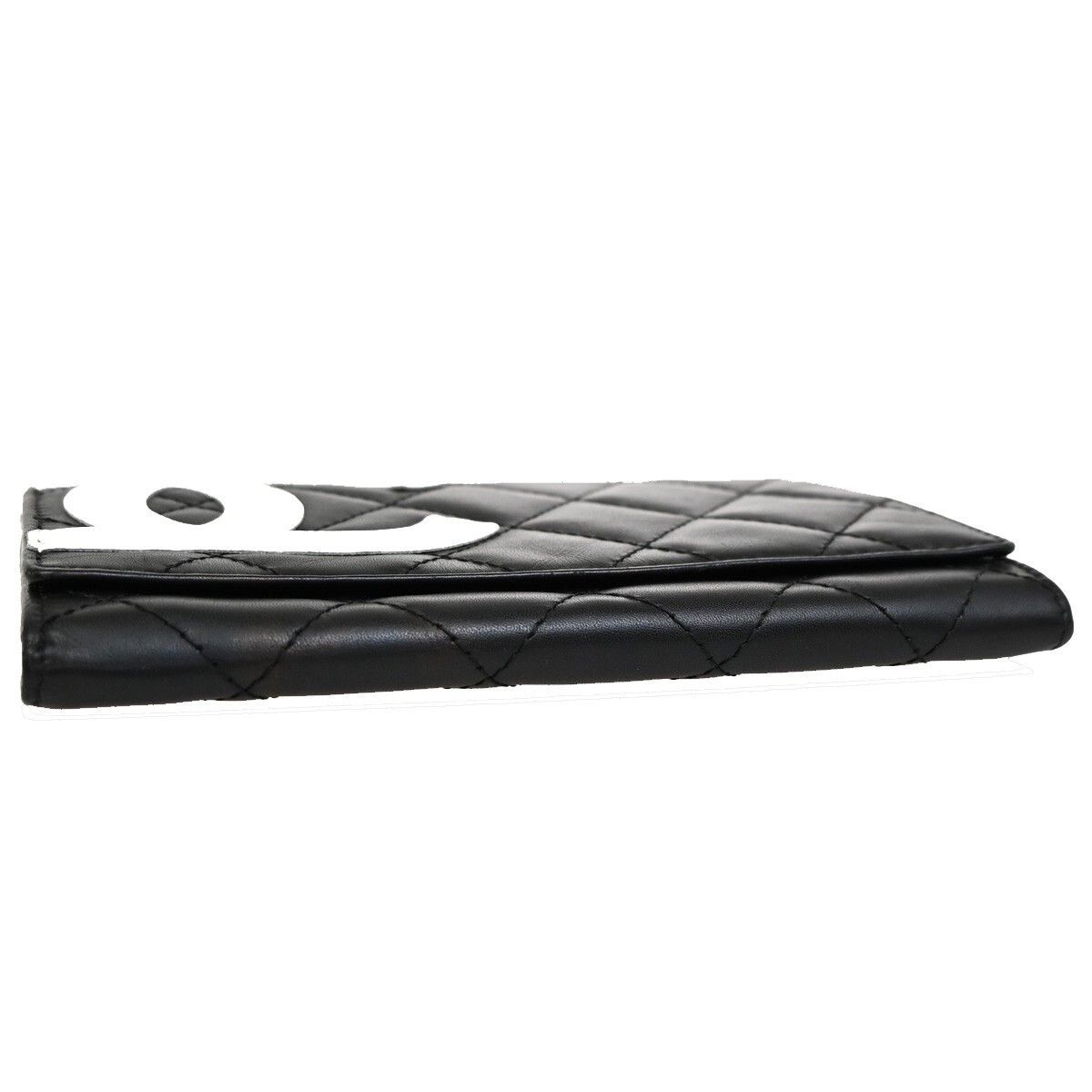 Chanel Chanel Cambon Bifold Wallet Quilted Lambskin Size ONE SIZE - 16 Thumbnail