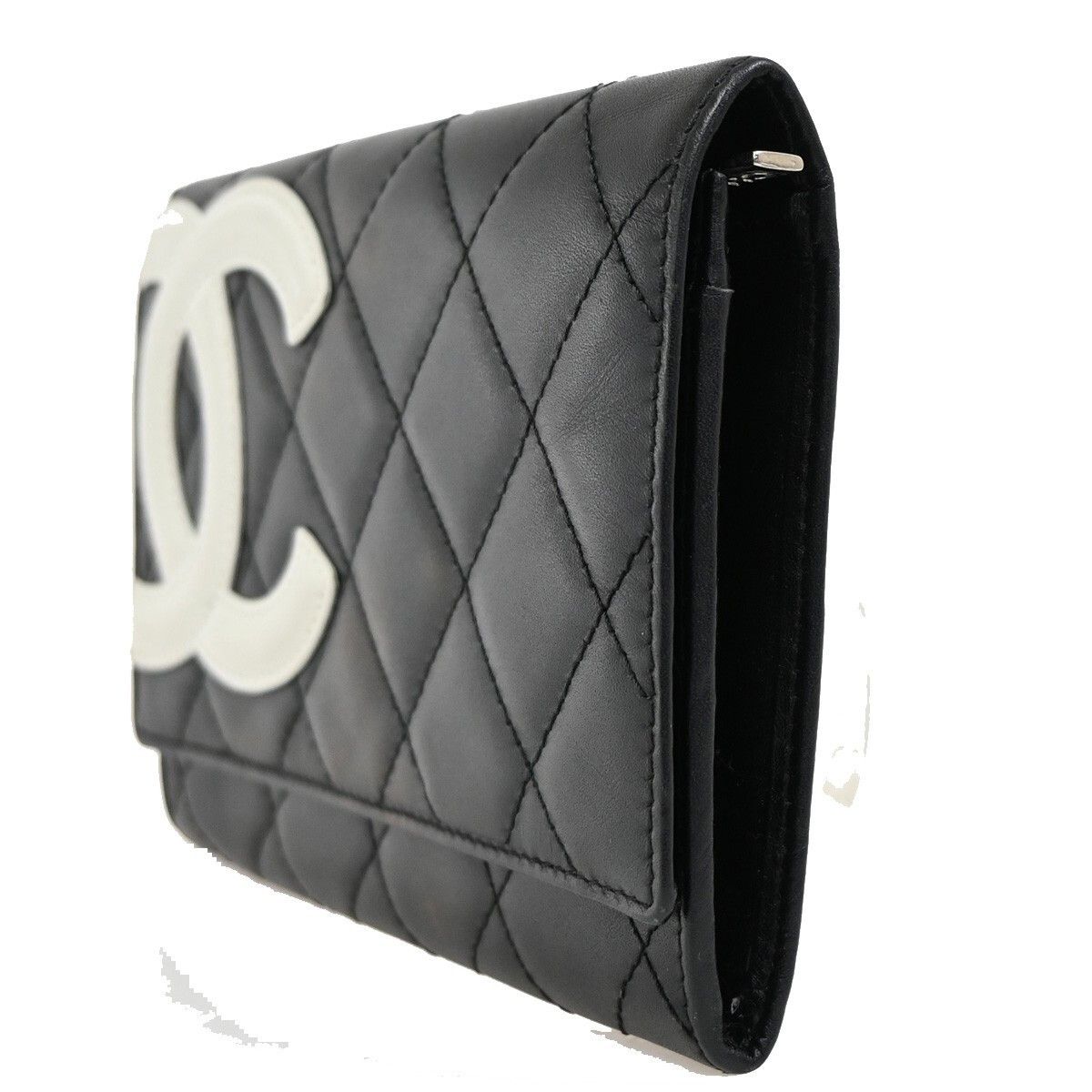 Chanel Chanel Cambon Bifold Wallet Quilted Lambskin Size ONE SIZE - 3 Thumbnail