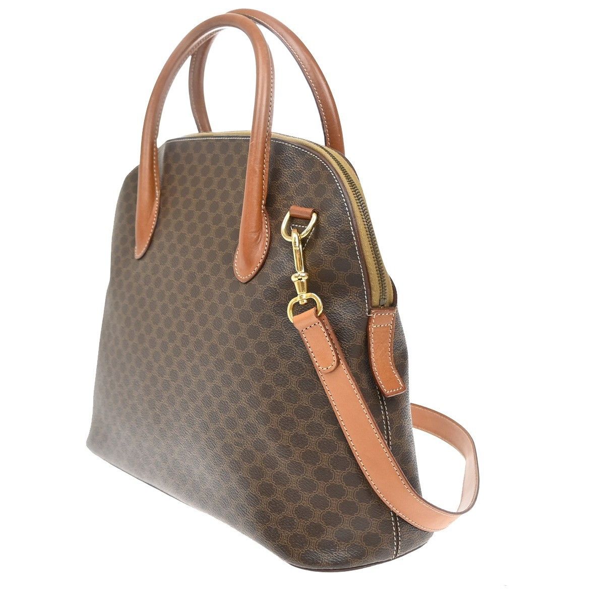 Celine Celine Vintage Macadam Handbag Macadam Size ONE SIZE - 3 Thumbnail