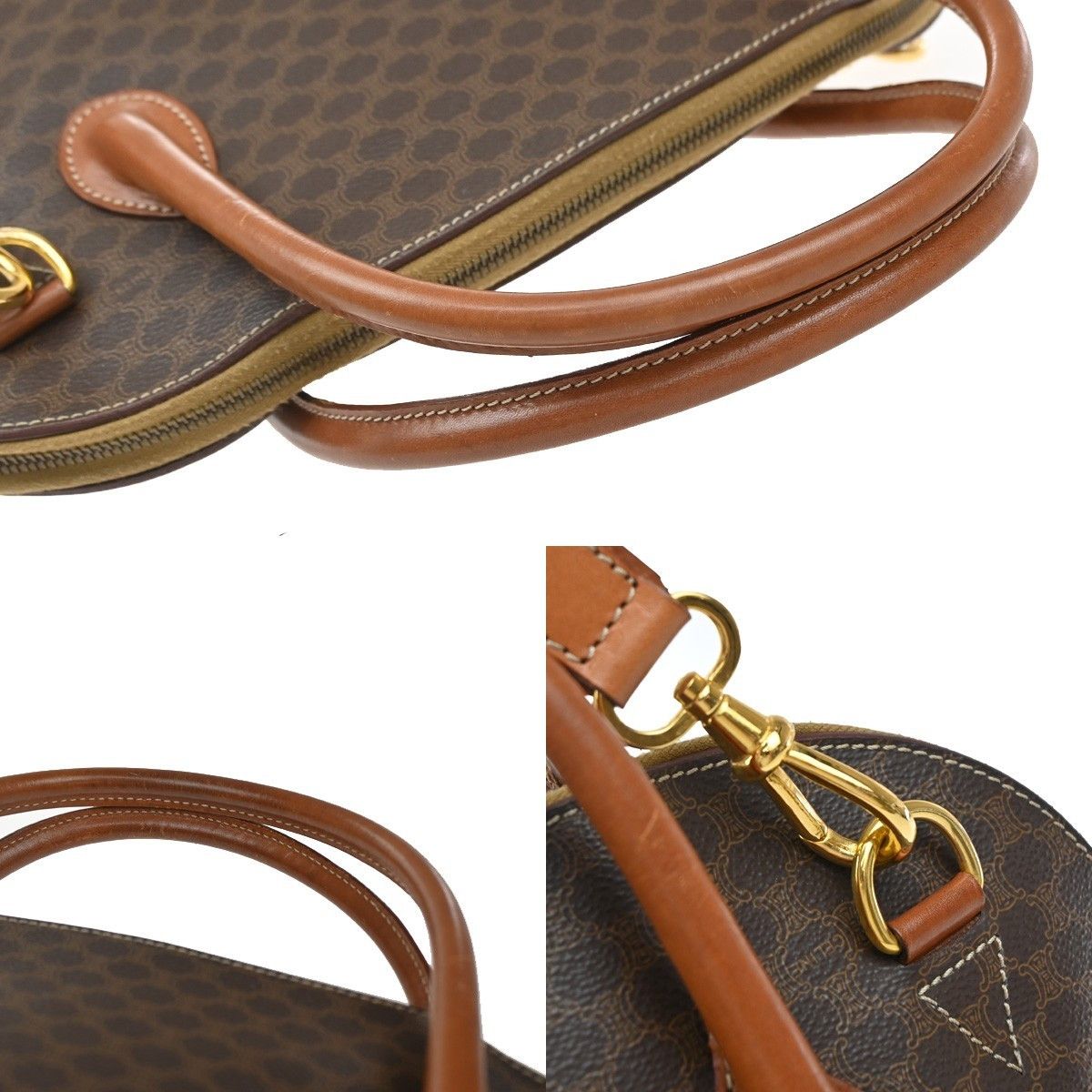 Celine Celine Vintage Macadam Handbag Macadam Size ONE SIZE - 10 Thumbnail