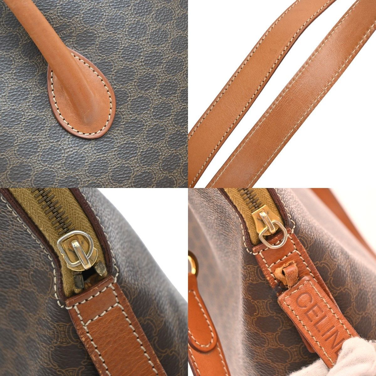 Celine Celine Vintage Macadam Handbag Macadam Size ONE SIZE - 11 Thumbnail