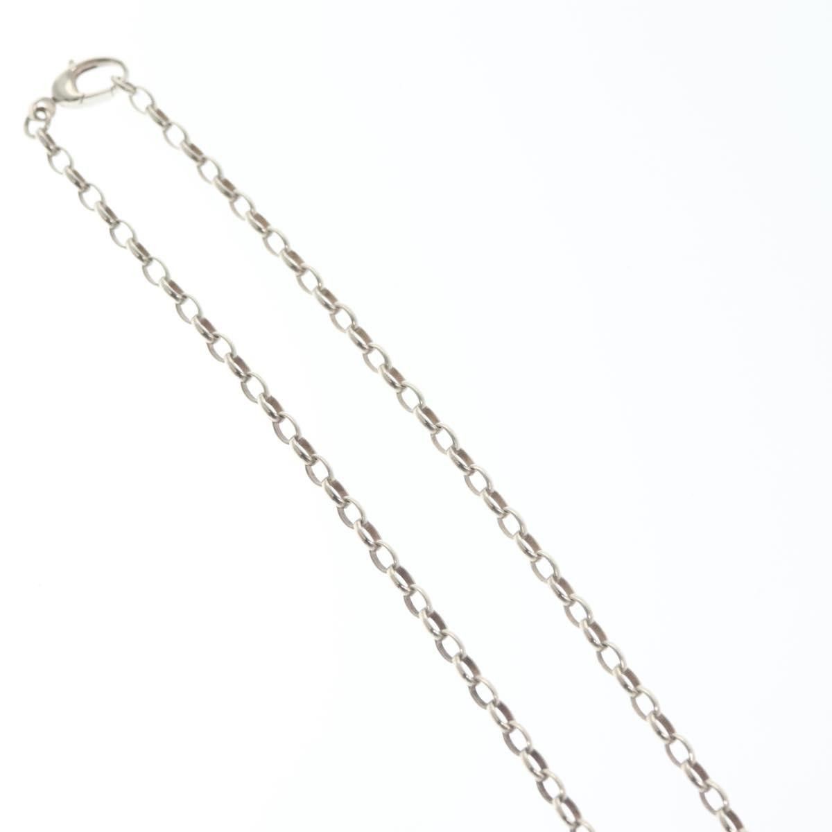 Gucci Gucci Engraved Interlocking G Chain Link Pendant Necklace Sterling Silver Size ONE SIZE - 11 Thumbnail