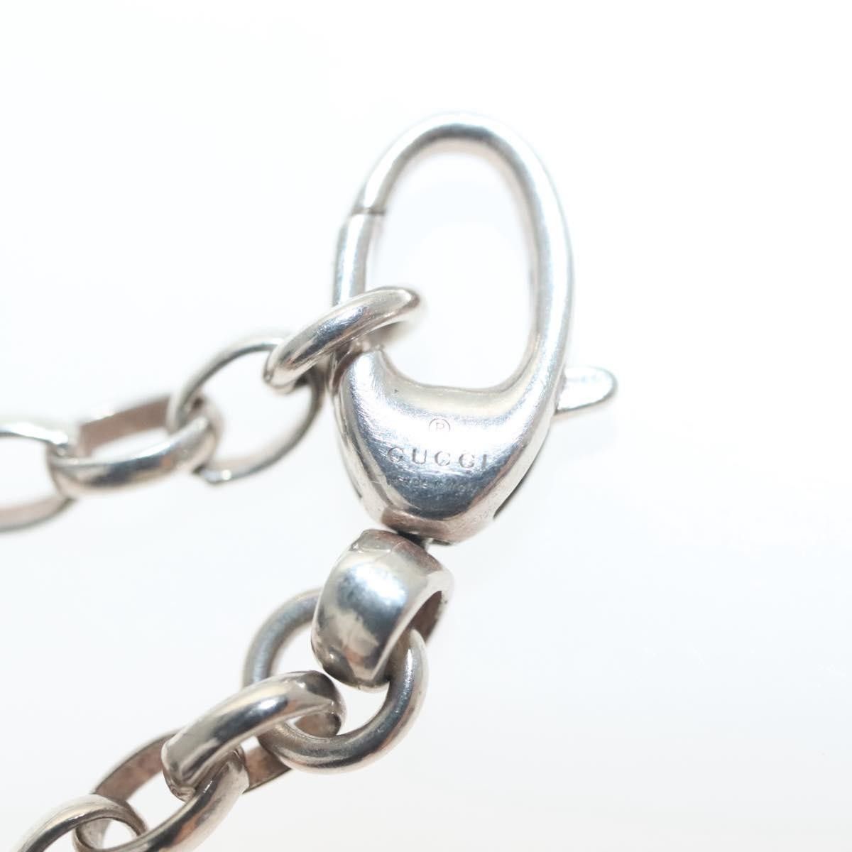 Gucci Gucci Engraved Interlocking G Chain Link Pendant Necklace Sterling Silver Size ONE SIZE - 7 Thumbnail
