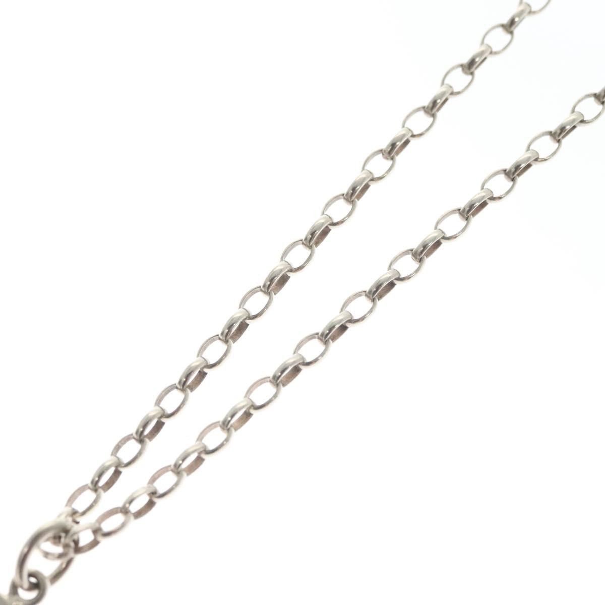 Gucci Gucci Engraved Interlocking G Chain Link Pendant Necklace Sterling Silver Size ONE SIZE - 13 Thumbnail