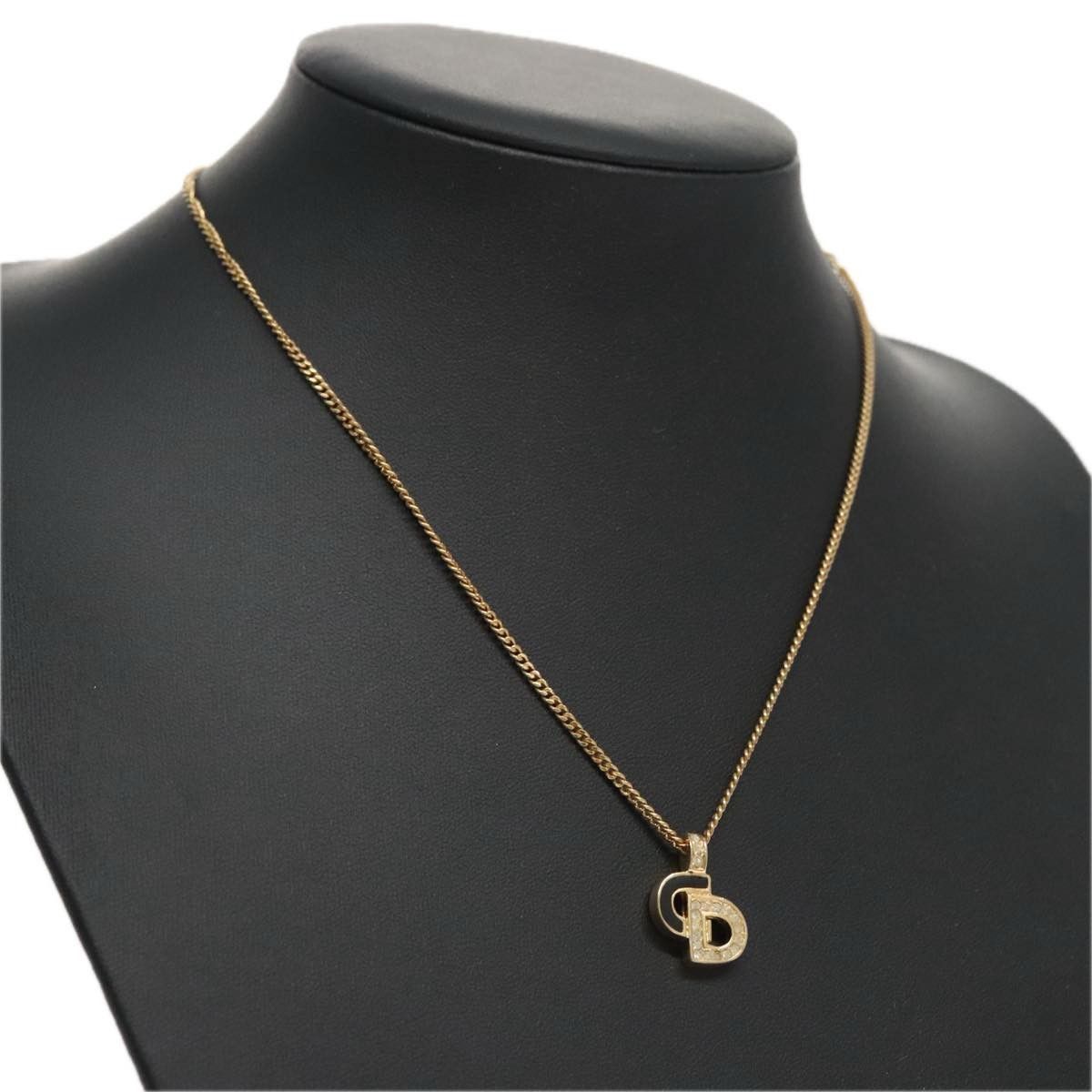 Dior Christian Dior CD Pendant Necklace Metal Size ONE SIZE - 8 Thumbnail