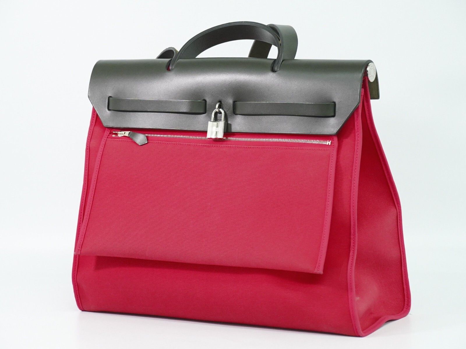 Hermes Hermes Herbag Zip Toile and Leather Size ONE SIZE - 2 Thumbnail
