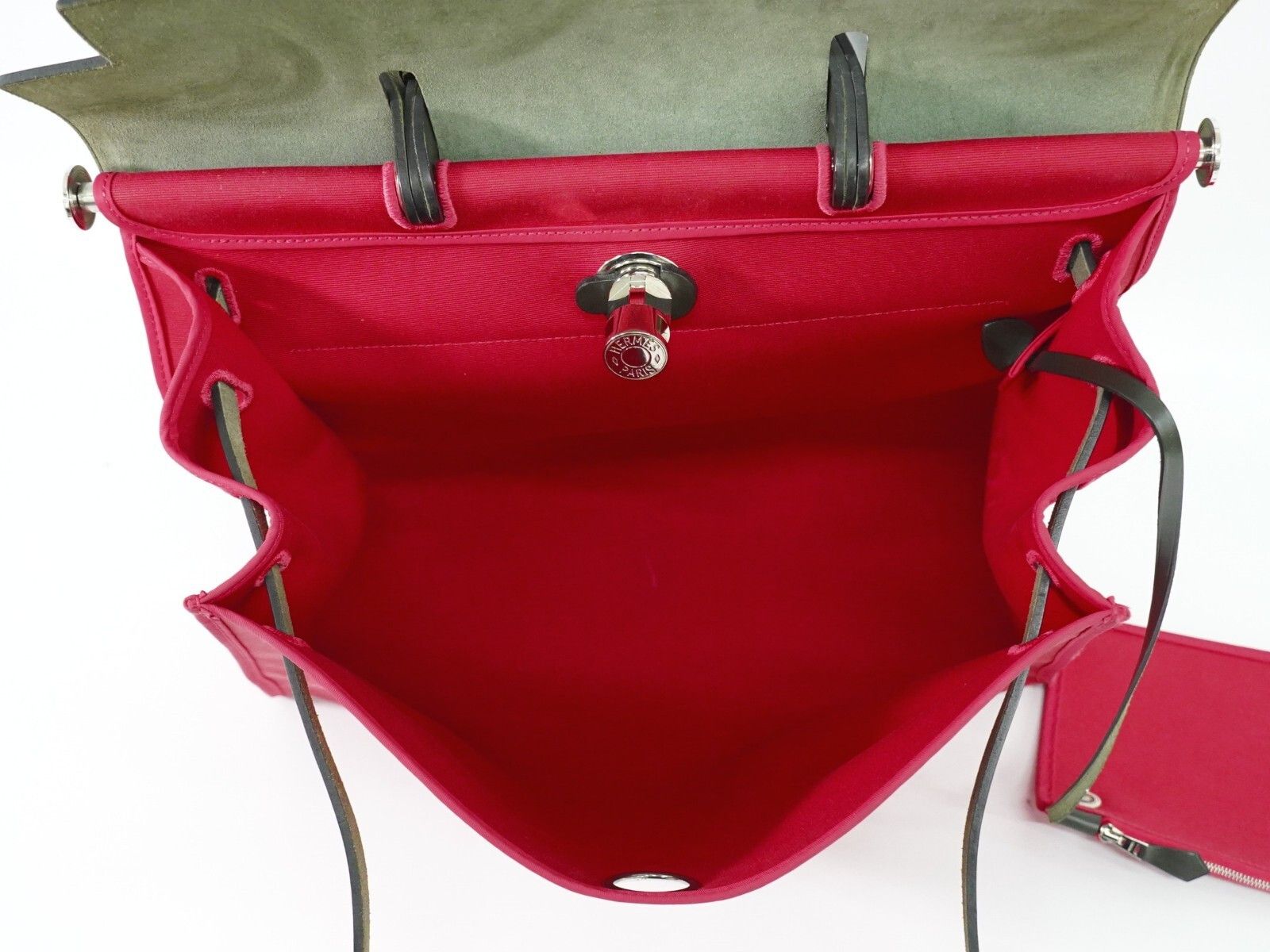 Hermes Hermes Herbag Zip Toile and Leather Size ONE SIZE - 3 Thumbnail