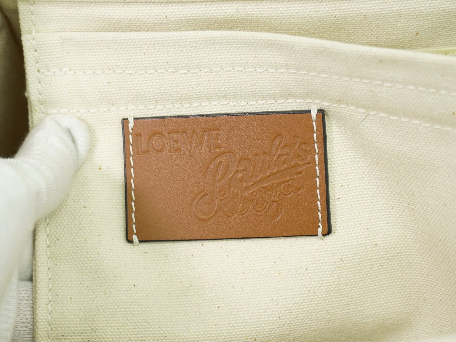Loewe Loewe Paula's Ibiza Tote Canvas with Applique Size ONE SIZE - 5 Thumbnail