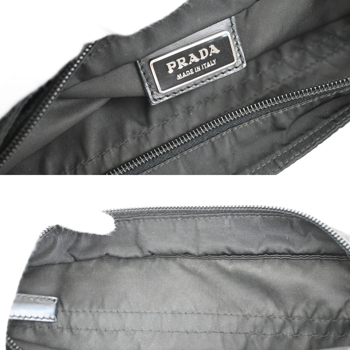 Prada Prada Front Pocket Messenger Bag Tessuto with Leather Size ONE SIZE - 6 Thumbnail