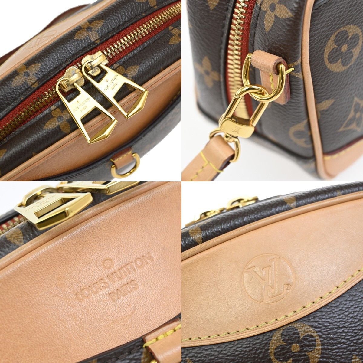 Louis Vuitton Louis Vuitton Deauville Handbag Monogram Canvas Size ONE SIZE - 10 Thumbnail