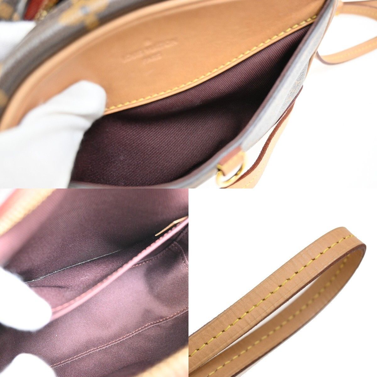 Louis Vuitton Louis Vuitton Deauville Handbag Monogram Canvas Size ONE SIZE - 15 Thumbnail