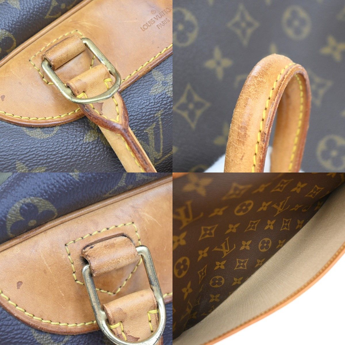 Louis Vuitton Louis Vuitton Deauville Handbag Monogram Canvas Size ONE SIZE - 10 Thumbnail