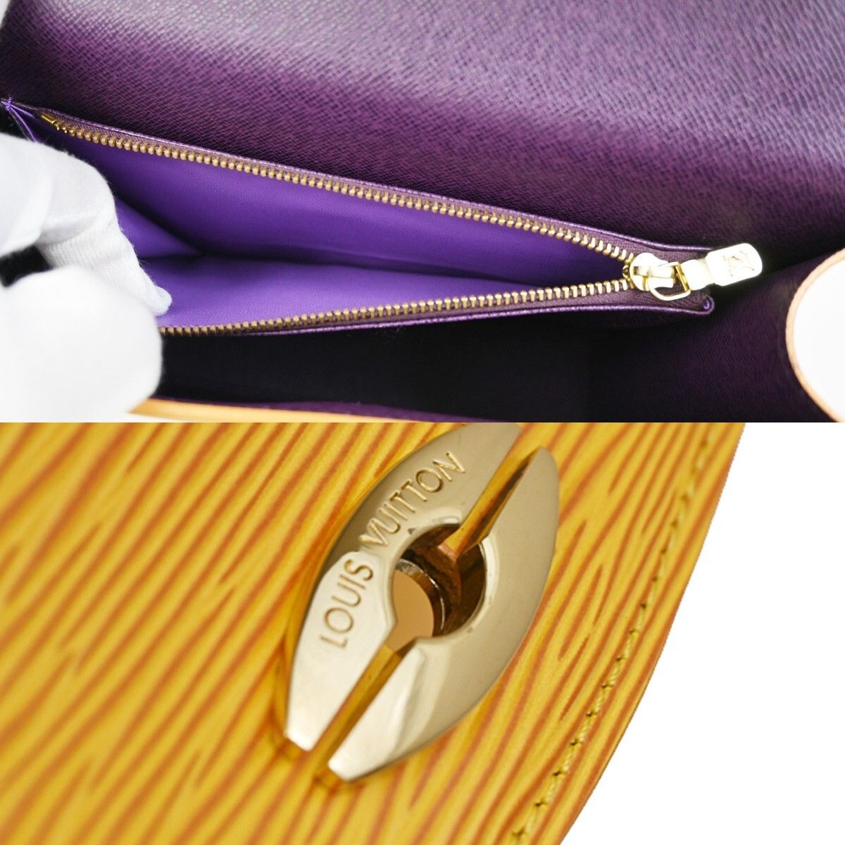 Louis Vuitton Louis Vuitton Malesherbes Handbag Epi Leather Size ONE SIZE - 17 Thumbnail