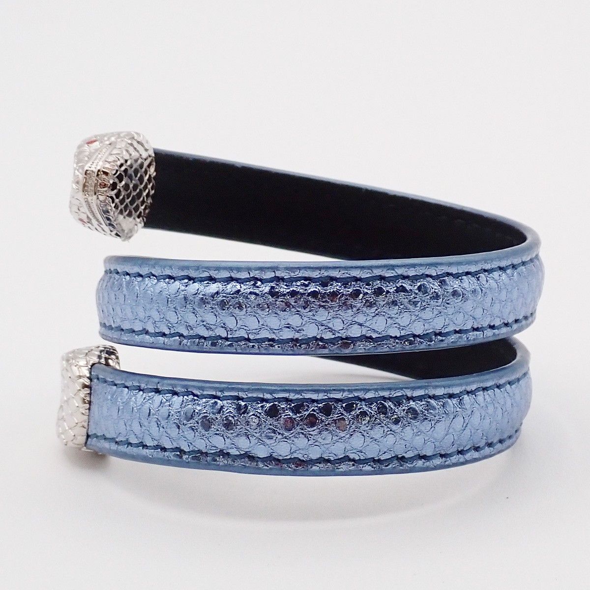 Bvlgari Bvlgari Serpenti Forever Double Wrap Bracelet Leather Size ONE SIZE - 3 Thumbnail