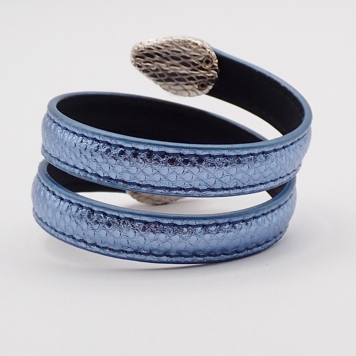 Bvlgari Bvlgari Serpenti Forever Double Wrap Bracelet Leather Size ONE SIZE - 2 Thumbnail