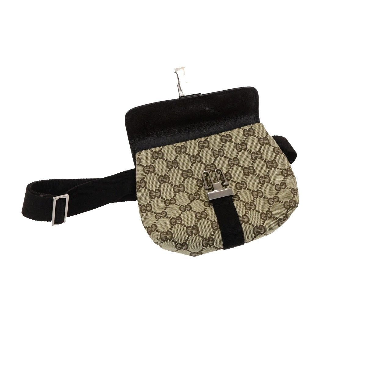 Gucci Gucci Buckle Belt Bag GG Canvas Size ONE SIZE - 11 Thumbnail