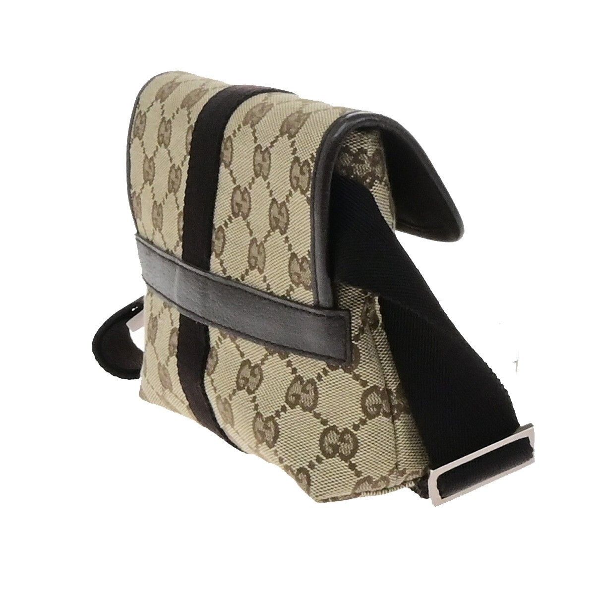 Gucci Gucci Buckle Belt Bag GG Canvas Size ONE SIZE - 4 Thumbnail