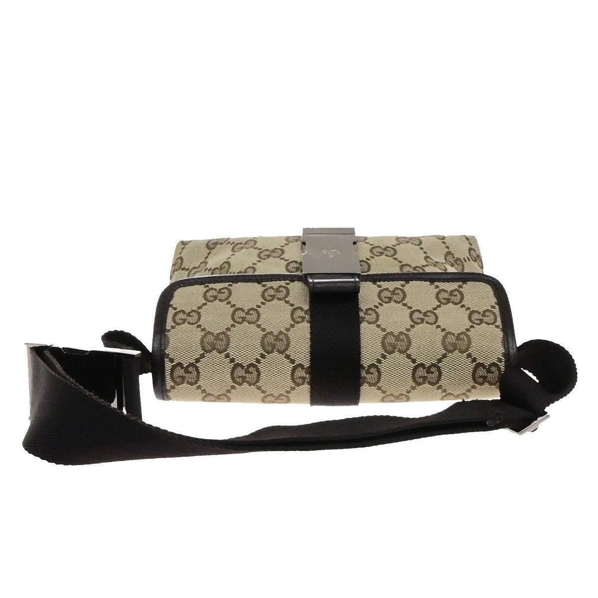 Gucci Gucci Buckle Belt Bag GG Canvas Size ONE SIZE - 8 Thumbnail