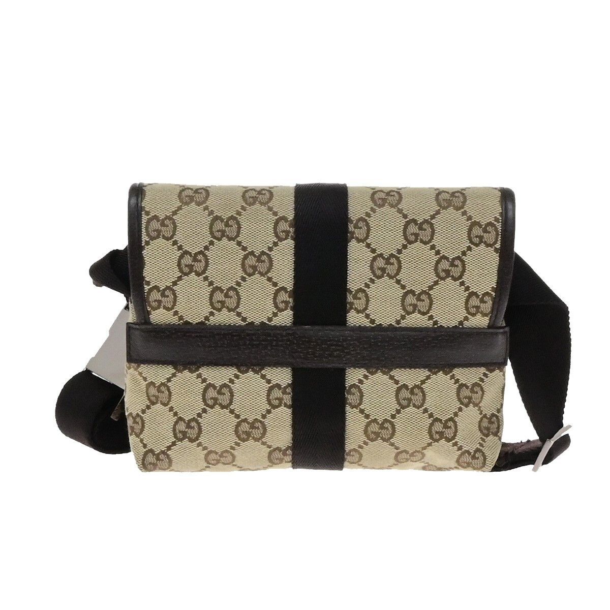 Gucci Gucci Buckle Belt Bag GG Canvas Size ONE SIZE - 2 Thumbnail