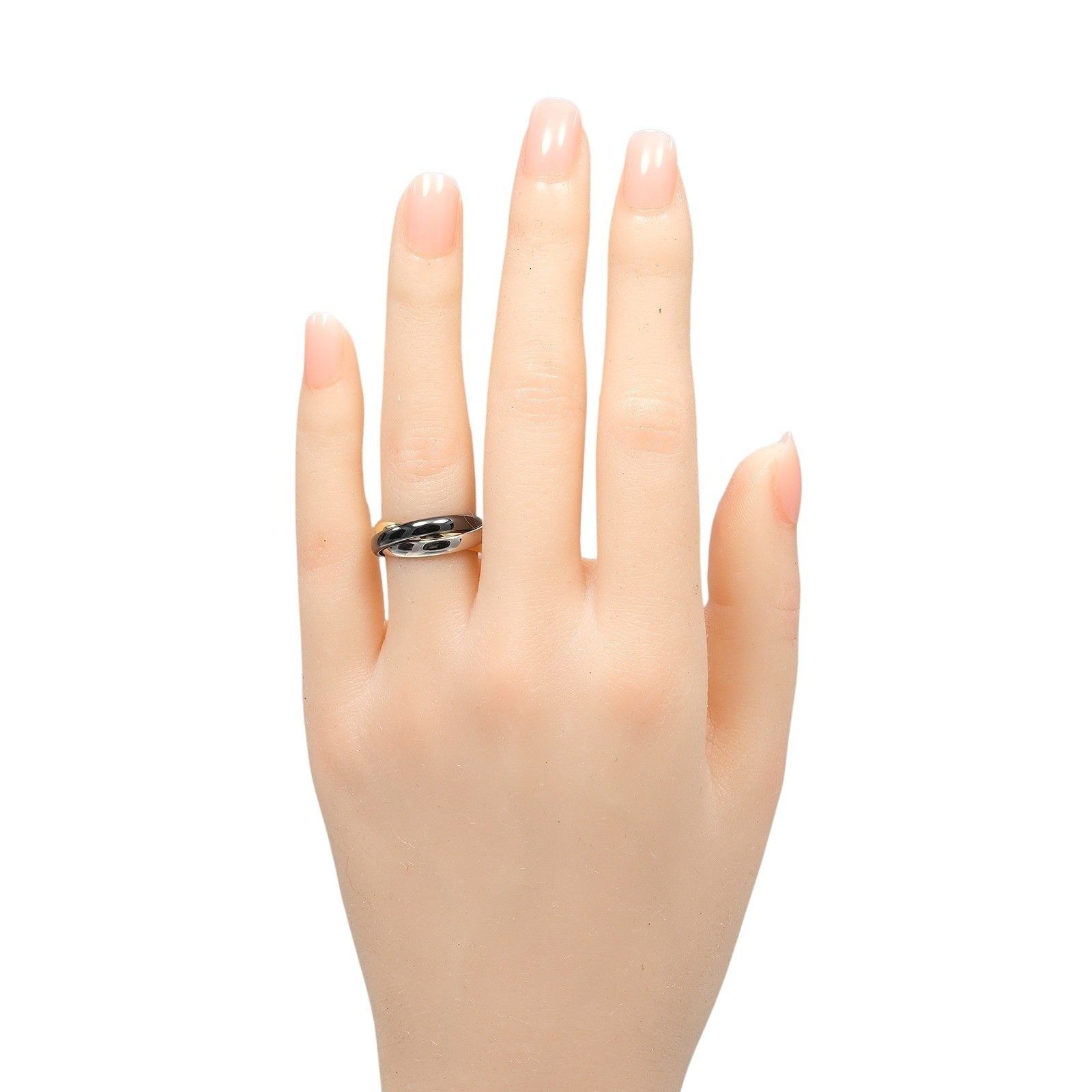 Cartier Cartier Trinity Ring 18 yellow gold / K18 white gold / ceramic Size ONE SIZE - 10 Thumbnail
