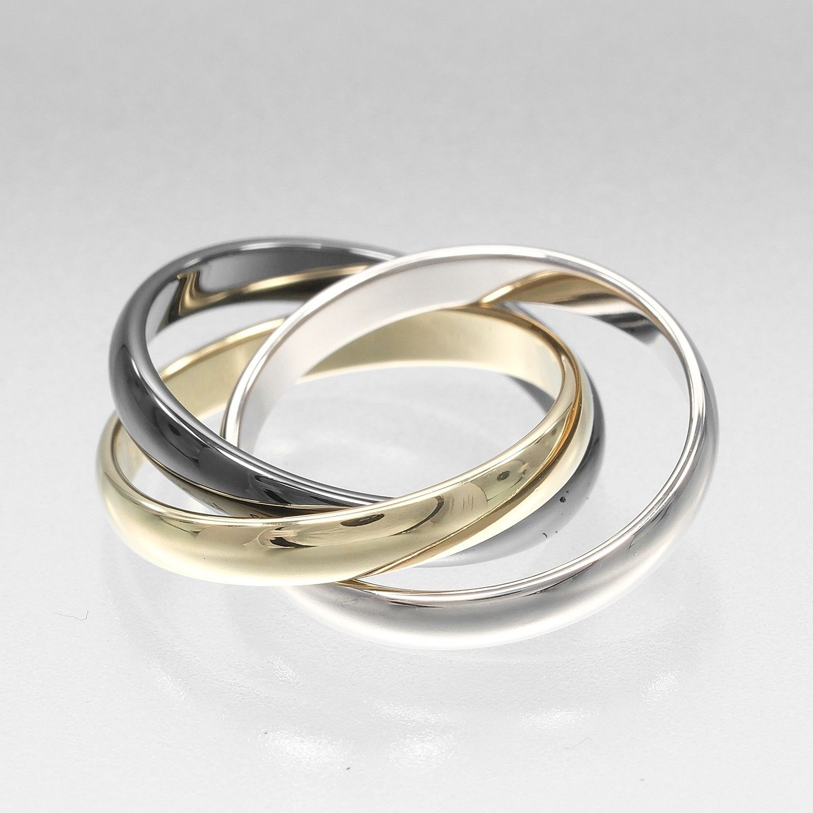 Cartier Cartier Trinity Ring 18 yellow gold / K18 white gold / ceramic Size ONE SIZE - 2 Thumbnail