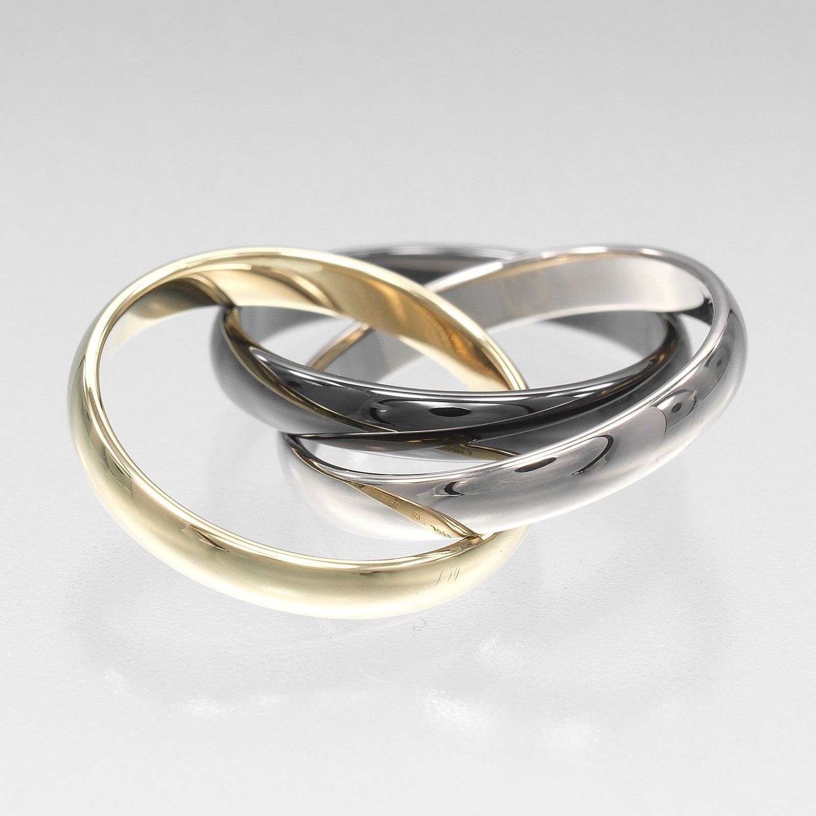 Cartier Cartier Trinity Ring 18 yellow gold / K18 white gold / ceramic Size ONE SIZE - 4 Thumbnail
