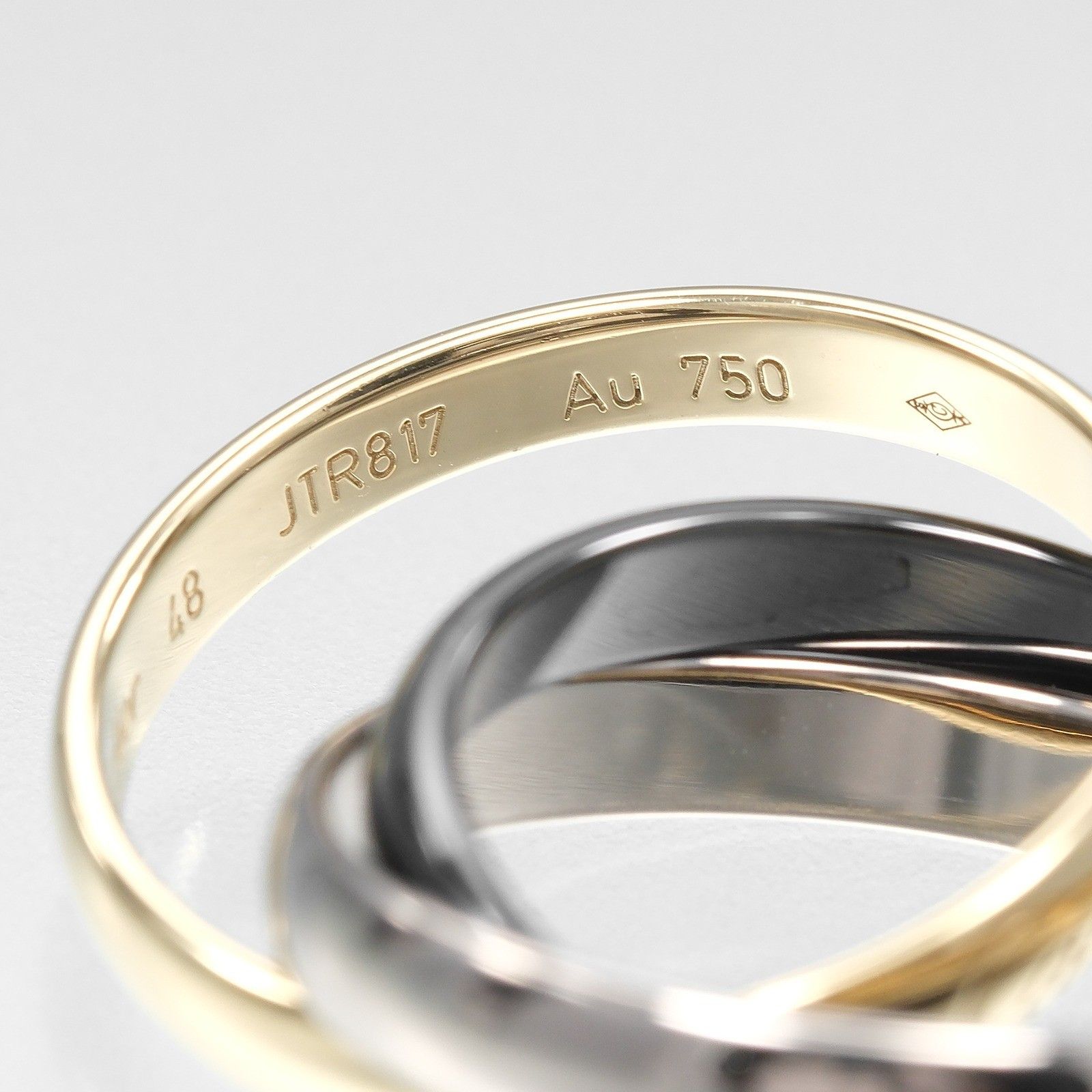 Cartier Cartier Trinity Ring 18 yellow gold / K18 white gold / ceramic Size ONE SIZE - 8 Thumbnail
