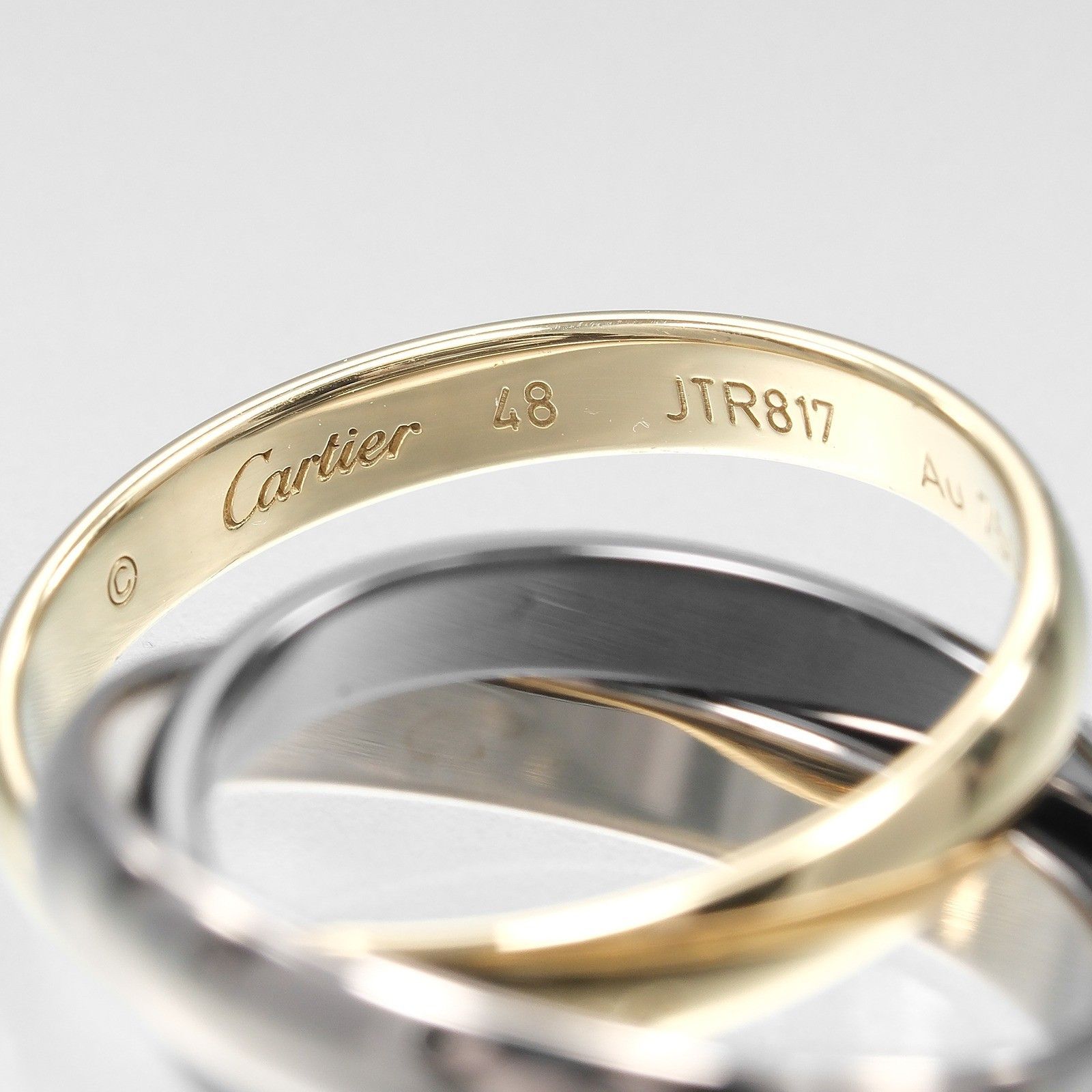 Cartier Cartier Trinity Ring 18 yellow gold / K18 white gold / ceramic Size ONE SIZE - 7 Thumbnail