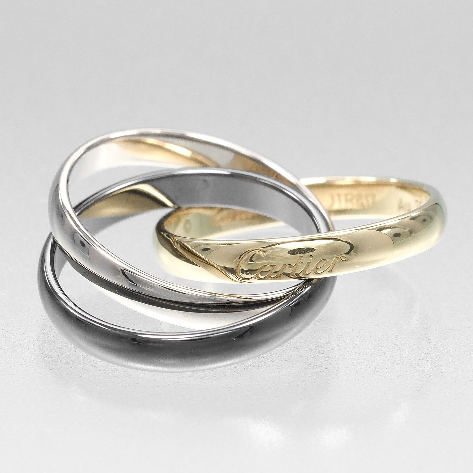Cartier Cartier Trinity Ring 18 yellow gold / K18 white gold / ceramic Size ONE SIZE - 3 Thumbnail