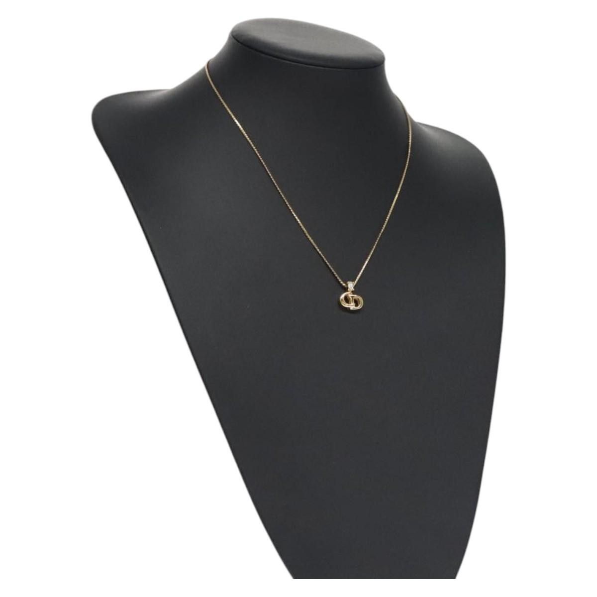Dior Christian Dior CD Pendant Necklace Metal Size ONE SIZE - 9 Thumbnail