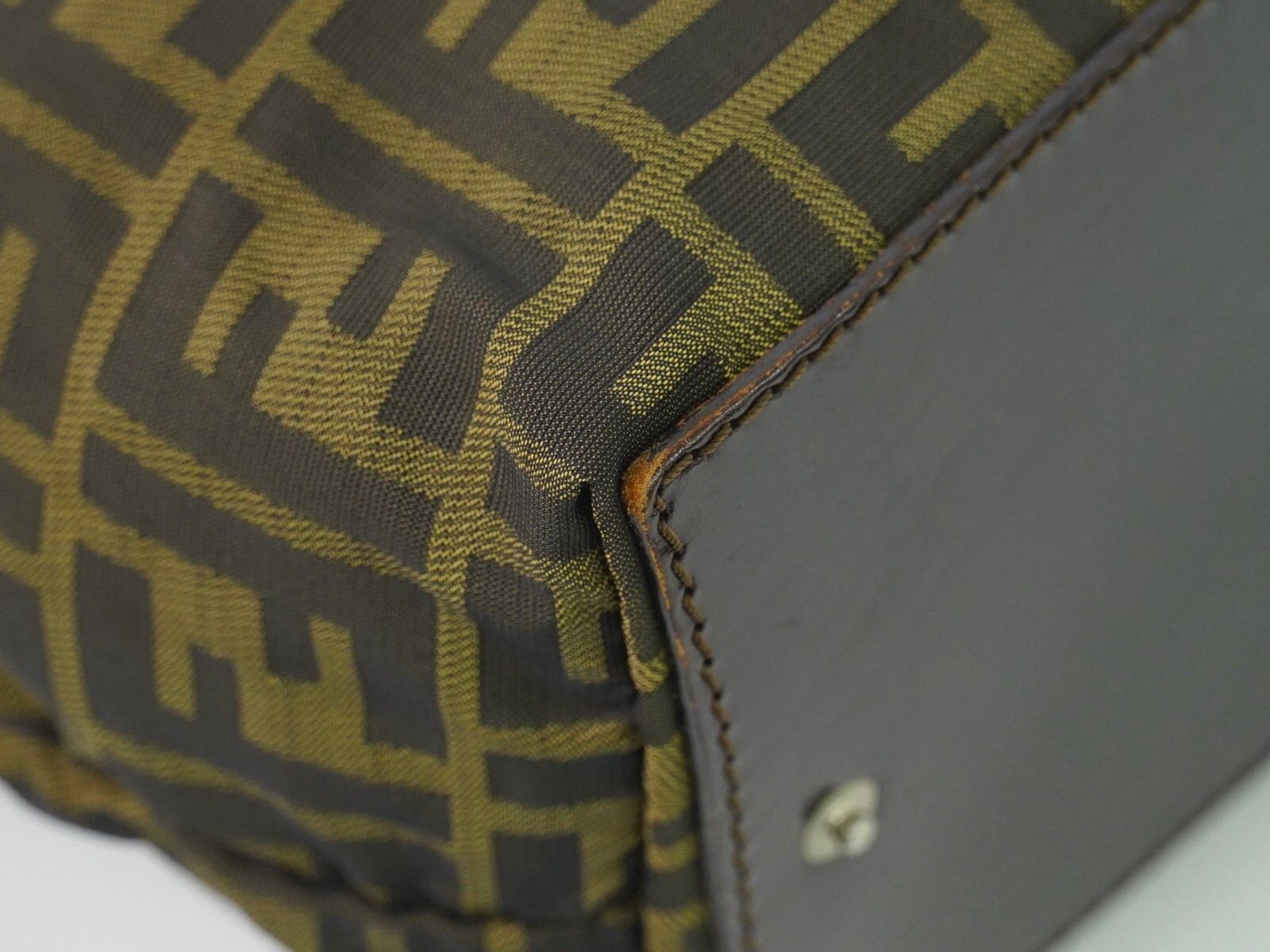 Fendi Fendi Vintage Zucca Handbag Zucca Size ONE SIZE - 8 Thumbnail