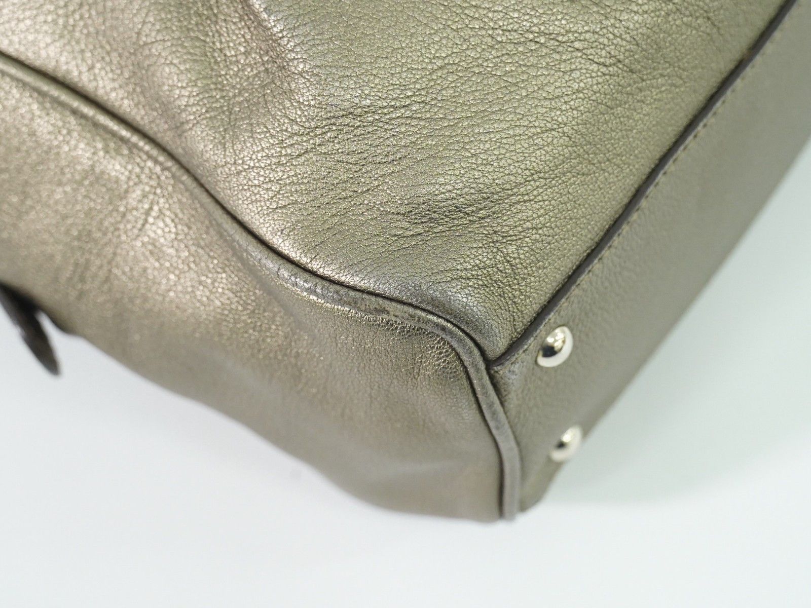 Salvatore Ferragamo Salvatore Ferragamo Gancini Buckle Shoulder Bag Leather Size ONE SIZE - 7 Thumbnail